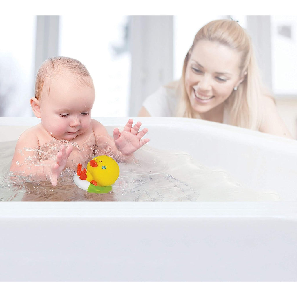 Infantino Bath Duck Temperature Tester Multicolor Age- Newborn & Above