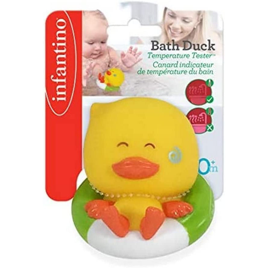 Infantino Bath Duck Temperature Tester Multicolor Age- Newborn & Above
