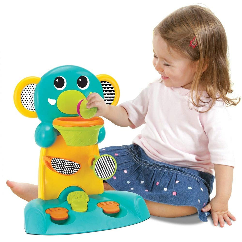 Infantino Busy Stack & Nest Ball Drop Happy Hoops Combo Set Multicolor Age- 12 Months & Above