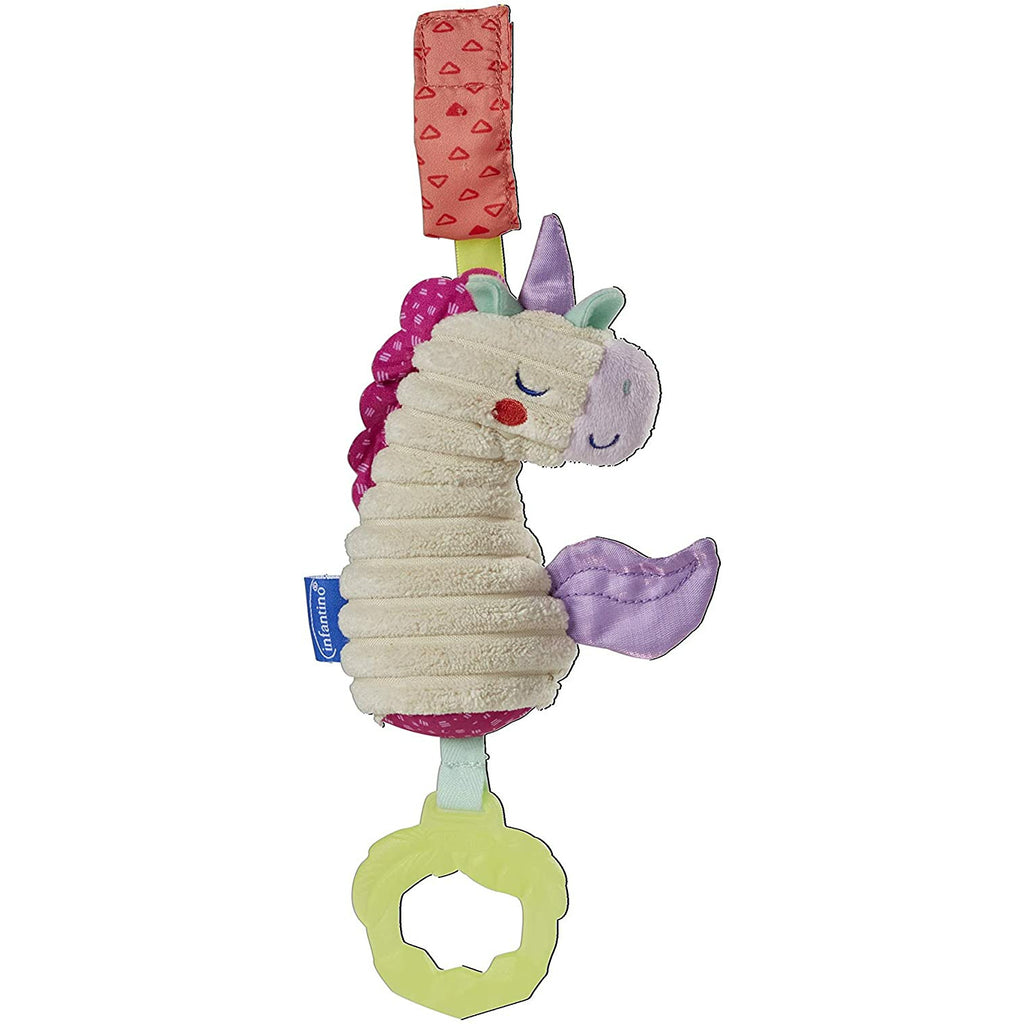 Infantino Chime and Go Tag Along Pals Unicorn Multicolor Age-6 Months & Above