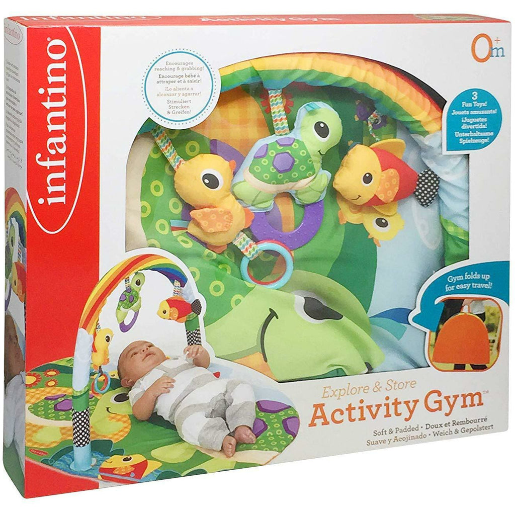 Infantino Explore & Store Activity Gym - Turtles 0M+