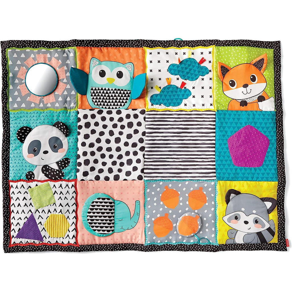 Infantino Giant Sensory Discovery Mat Multicolor (167.64 x 3.81 x 127 cm) Age- Newborn & Above