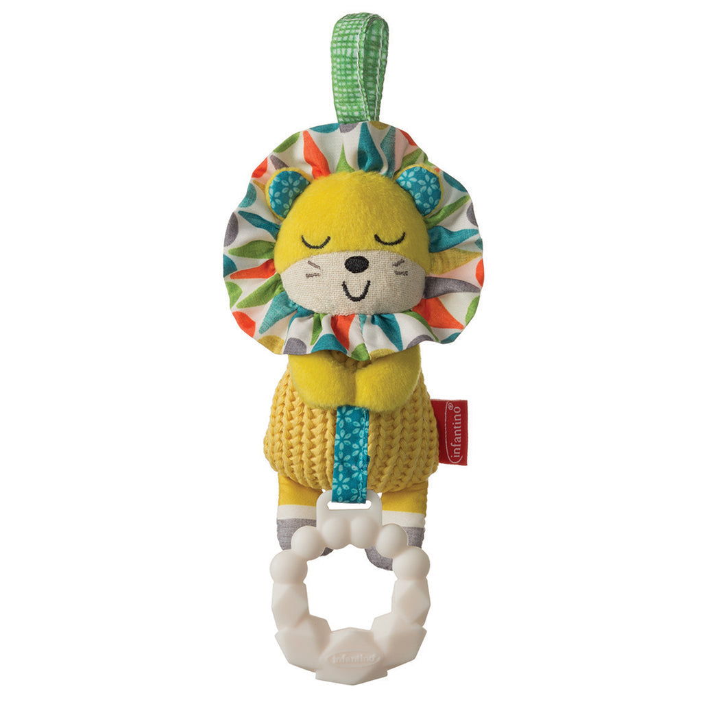Infantino Go Gaga Chime Lion Brown Age-6 Months & Above