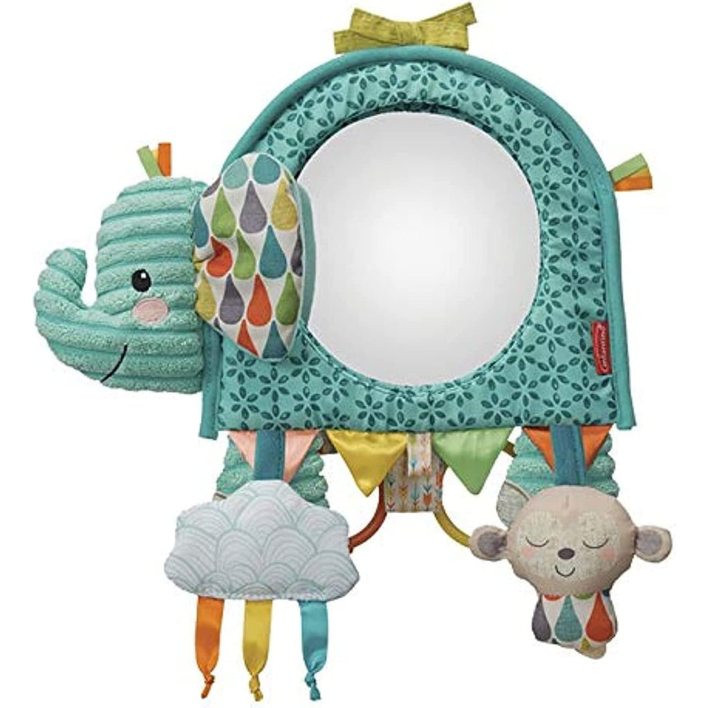 Infantino Go Gaga Elephant Activity Mirror Multicolor Age- Newborn & Above