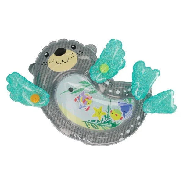 Infantino Go Gaga! Giant Water & Rattle Pat Mat Grey/Blue Age- 6 Months & Above