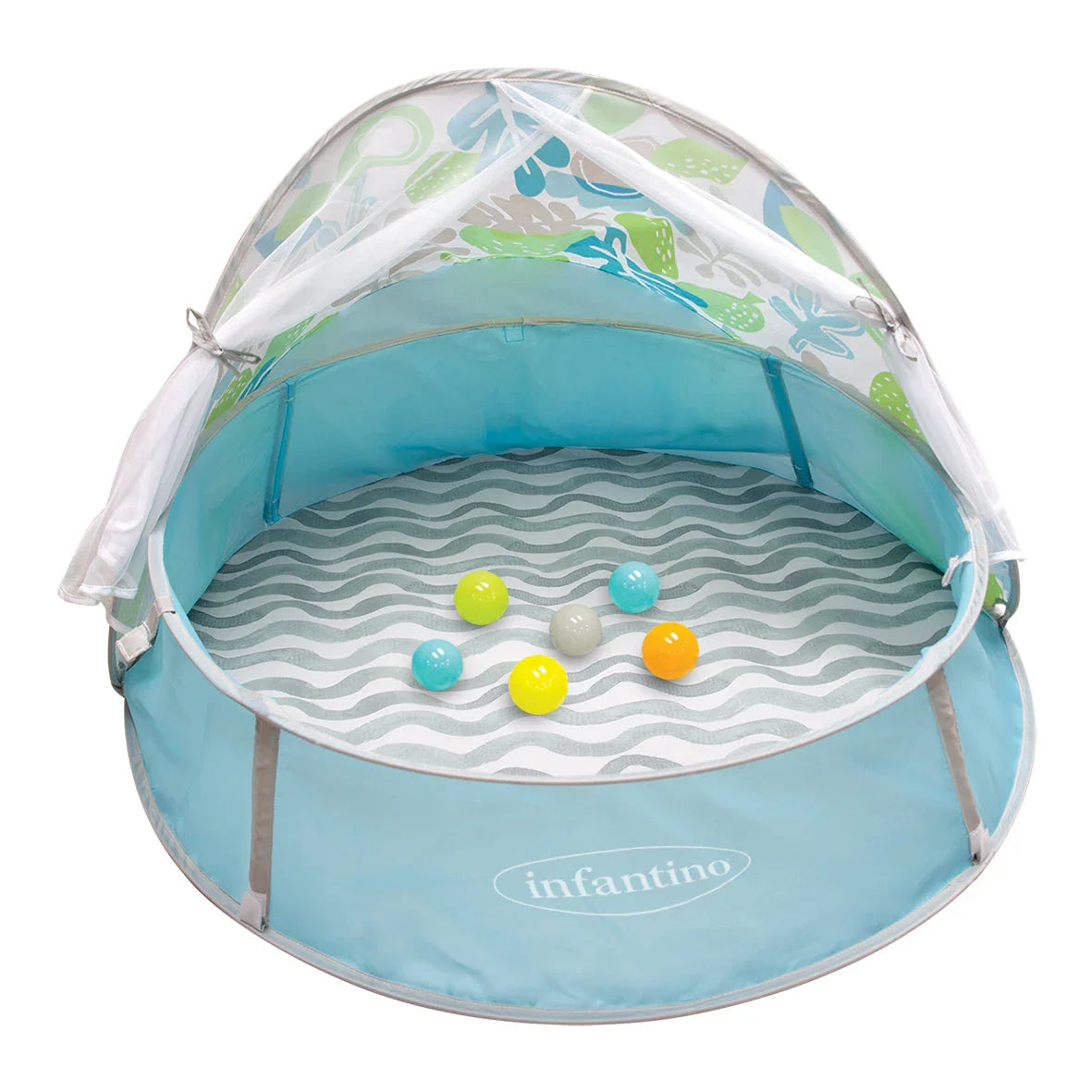 Infantino - Piscine à Balles Pop-up - 88,9 cm - Inclus 50 Ballen - Met Opbergzak Infantino - Piscine à Balles Pop-up - 88,9 cm - Inclus 50 Ballen - Met Opbergzak