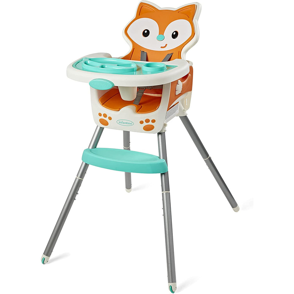 Infantino Grow-With-Me 4-in-1 Convertible High Chair-Sleeve Multicolor Age- 6 Months to 36 Months