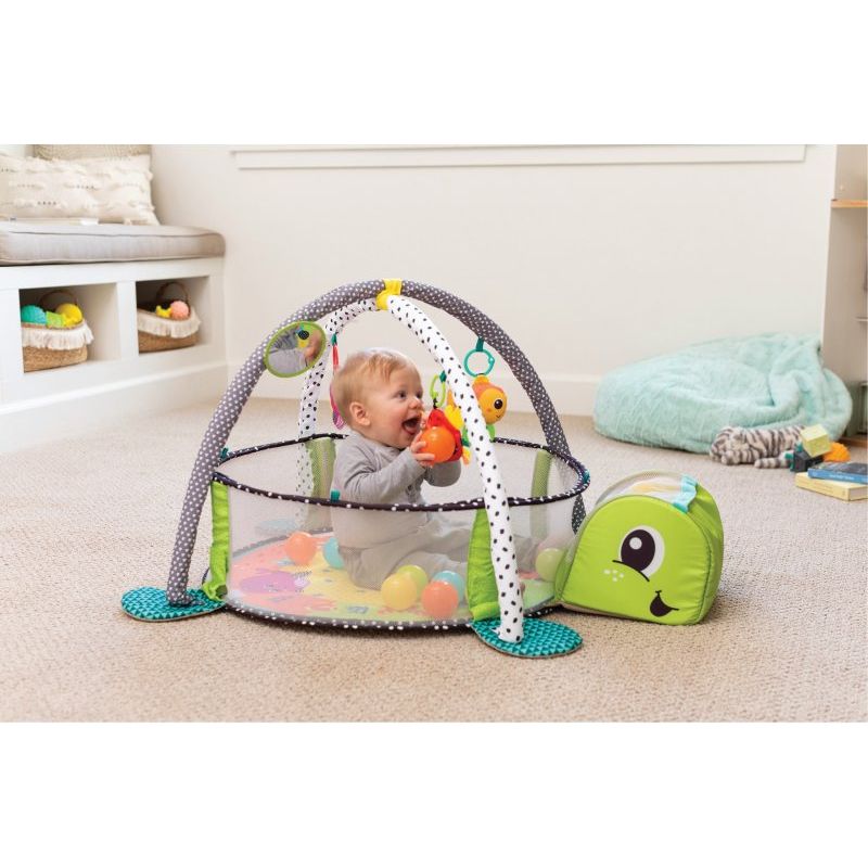 Infantino Grow-With-Me Activity Gym & Ball Pit Multicolor Age- Newborn & Above