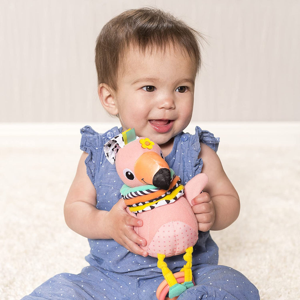 Infantino Hug & Tug Musical Flamingo 0M+
