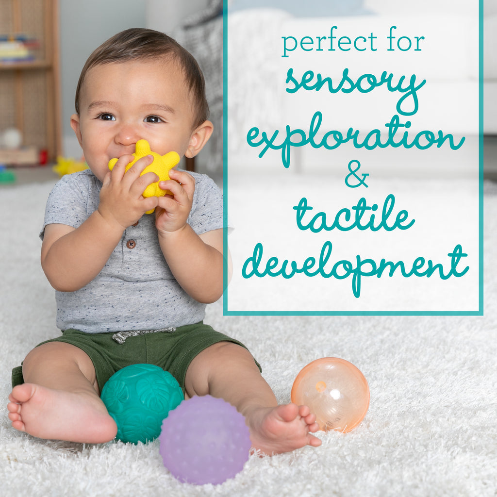 Infantino Lights & Sounds Multi Sensory Balls Set Multicolor Age-6 Months & Above