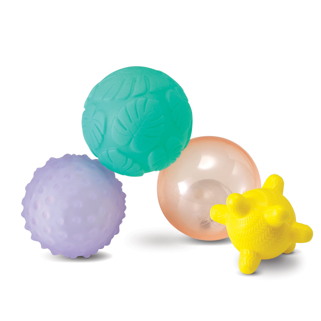 Infantino Lights & Sounds Multi Sensory Balls Set Multicolor Age-6 Months & Above