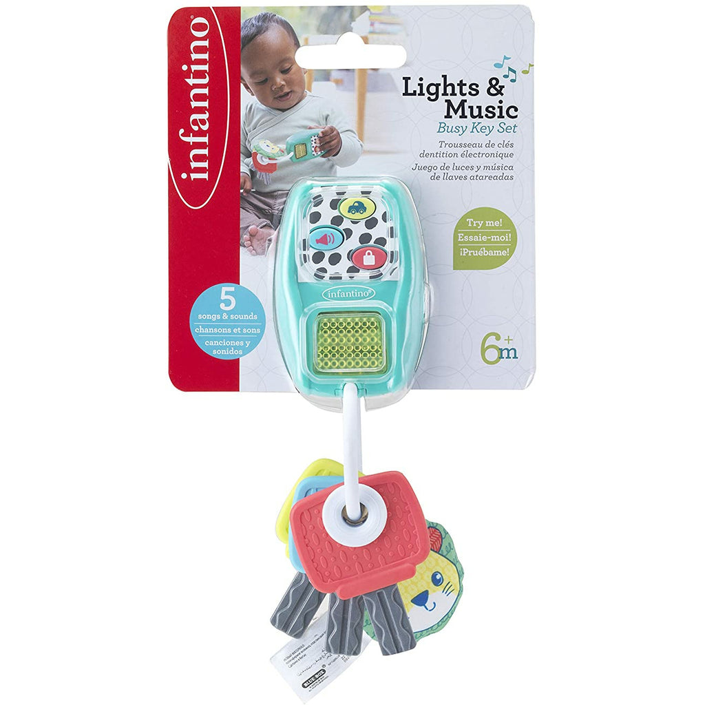 Infantino Music & Lights Key Ring Multicolor Age-6 Months & Above
