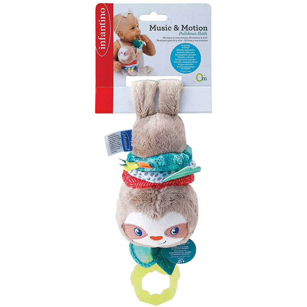 Infantino Music & Motion Pulldown Sloth 0M+