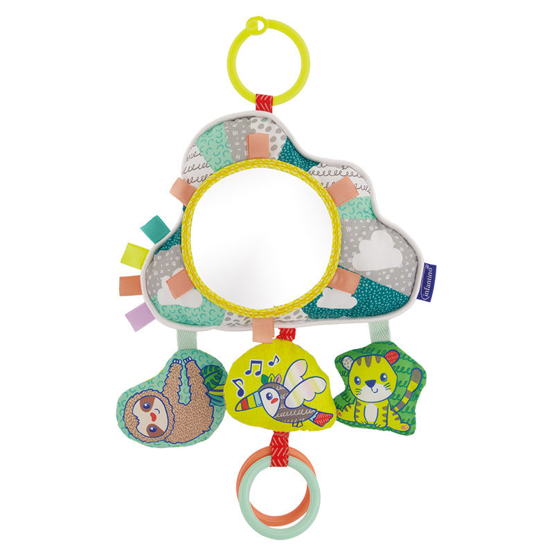 Infantino Musical Mirror Pal Multicolor Age-6 Months & Above