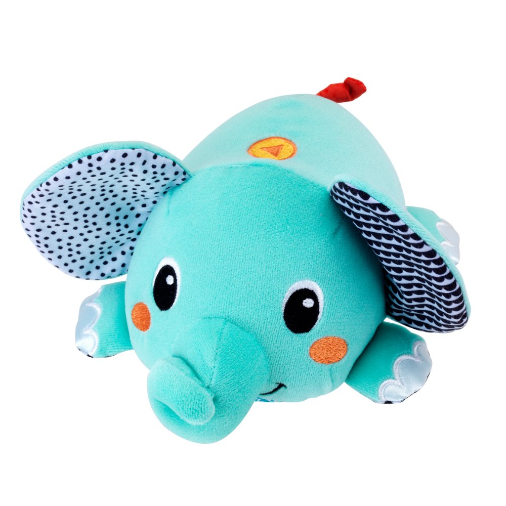 Infantino Musical Mover & Shaker - Elephant Multicolor Age- 3 Months & Above