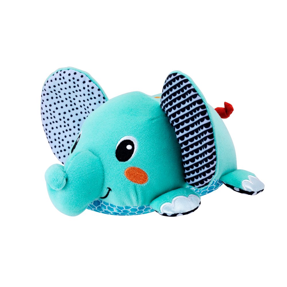 Infantino Musical Mover & Shaker - Elephant Multicolor Age- 3 Months & Above