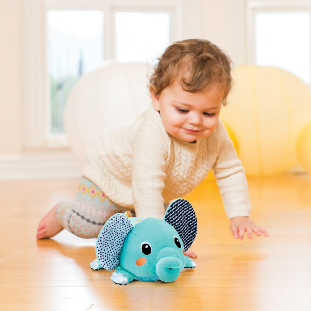 Infantino Musical Mover & Shaker - Elephant Multicolor Age- 3 Months & Above