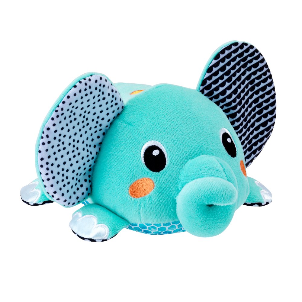 Infantino Musical Mover & Shaker - Elephant Multicolor Age- 3 Months & Above