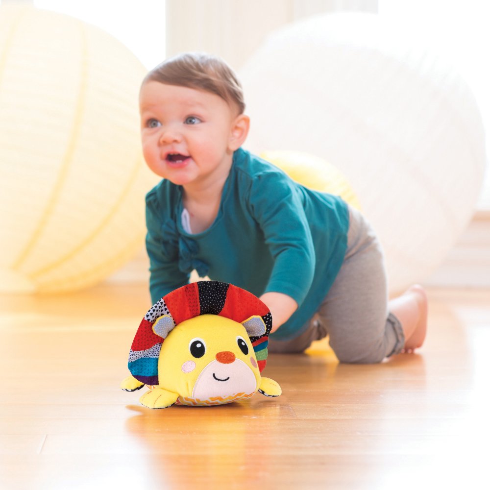Infantino Musical Mover & Shaker - Lion Multicolor Age- 3 Months & Above