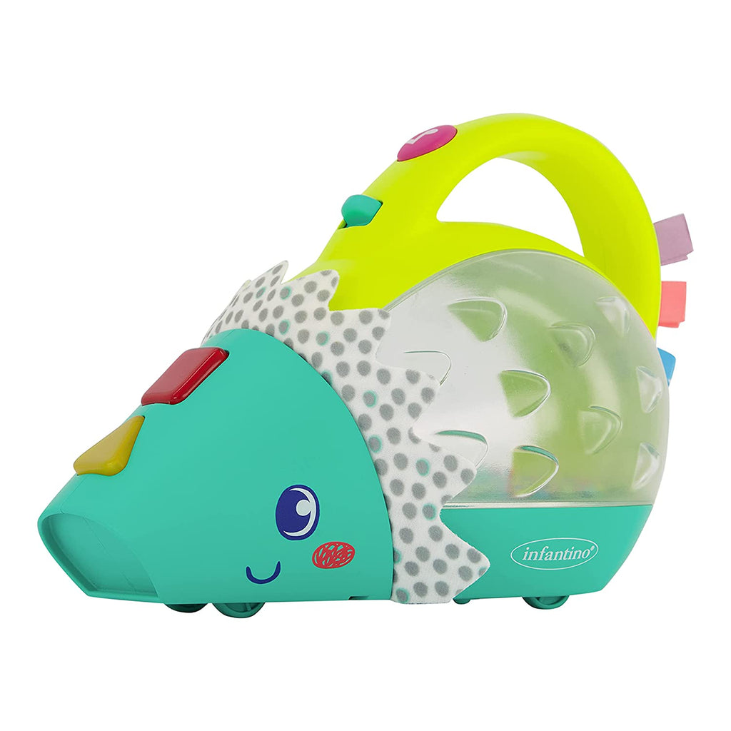 Infantino Push & Pop Musical Light-Up Mini-Vac Multicolor Age- 6 Months & Above