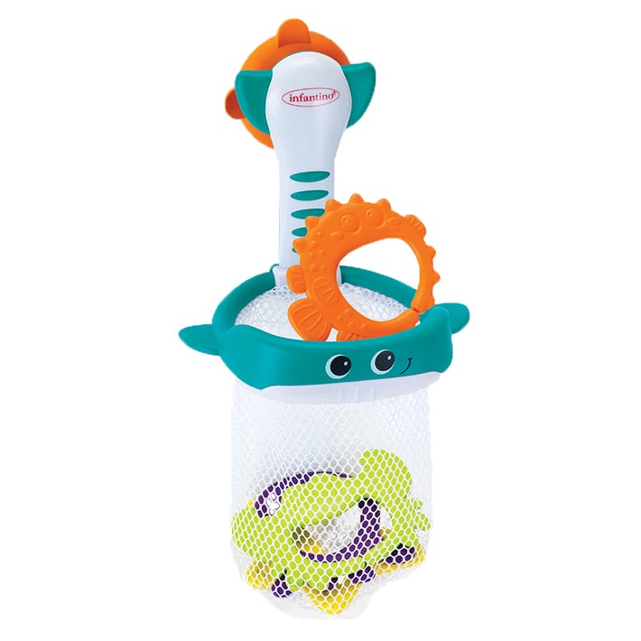 Infantino Scoop 'N Splash Ocean Links Bath Toys Multicolor Age- 12 Months & Above