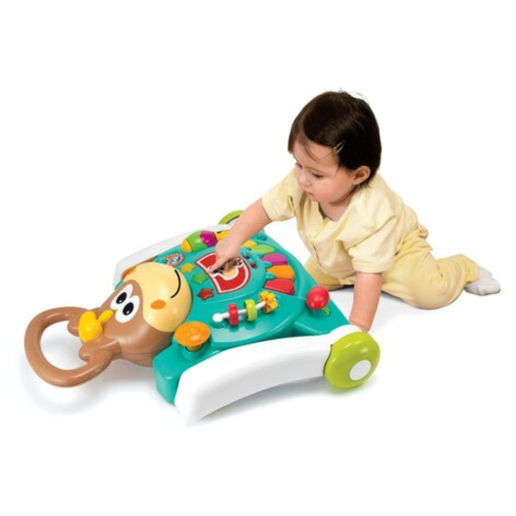 Infantino Sit, Walk & Play 3-in-1 Walker Table Blue/Multicolor Age- 6 Months to 36 Months