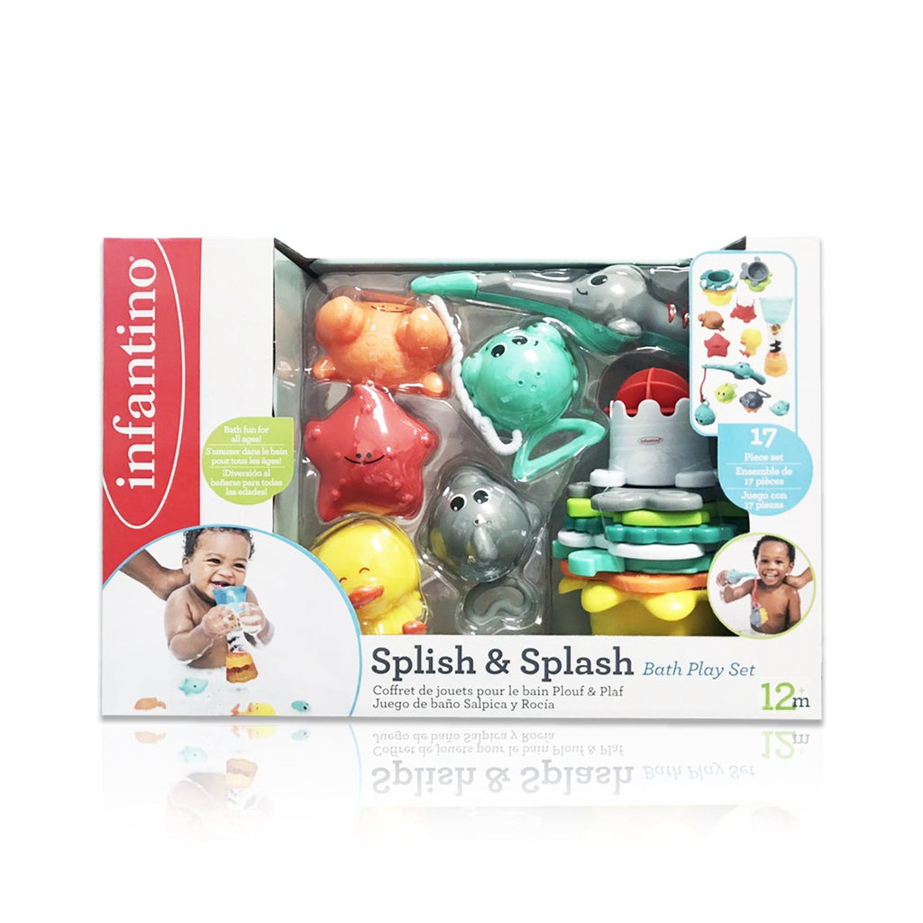 Infantino Splish & Splash Bath Play Set 6M+