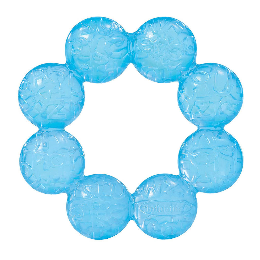 Infantino Water Beads Teether Aqua Blue Age- 6 Months to 36 Months