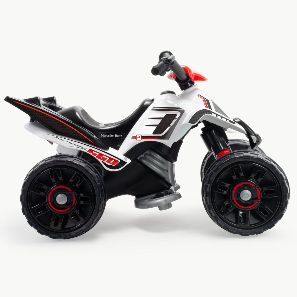 Injusa Mercedes Benz Quad The Beast 12V White Age-24 Months & Above