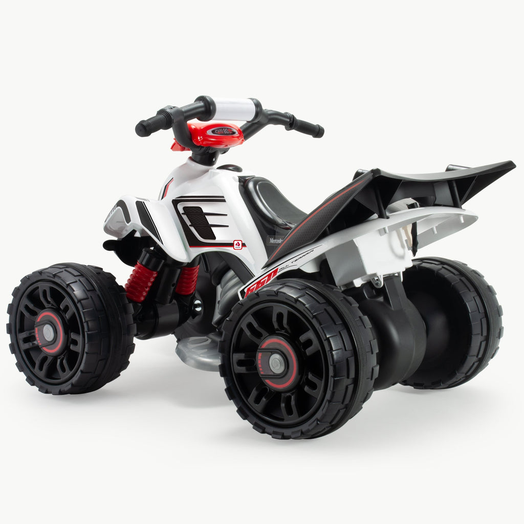 Injusa Mercedes Benz Quad The Beast 12V White Age-24 Months & Above