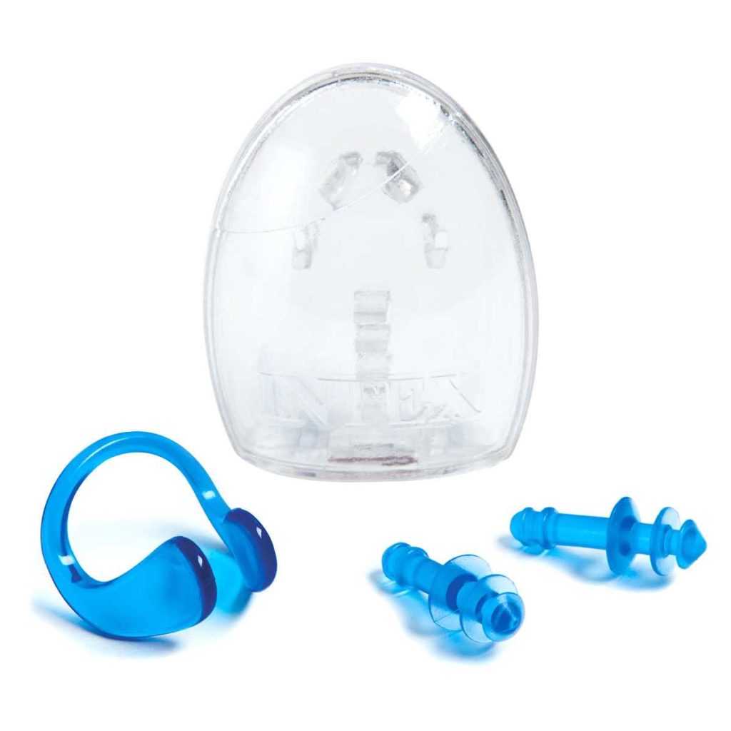 Intex Ear Plug & Nose Clip Multicolor Age-8 Years & Above