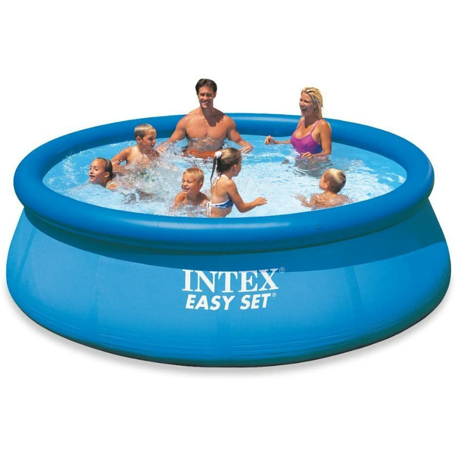 Intex Easy Set Pool With Pump(12Ft)-(366X76cm) Multicolor Age-6 Years & Above