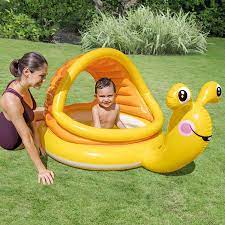 Intex Lazy Snail Shade Baby Pool-Age-1-3