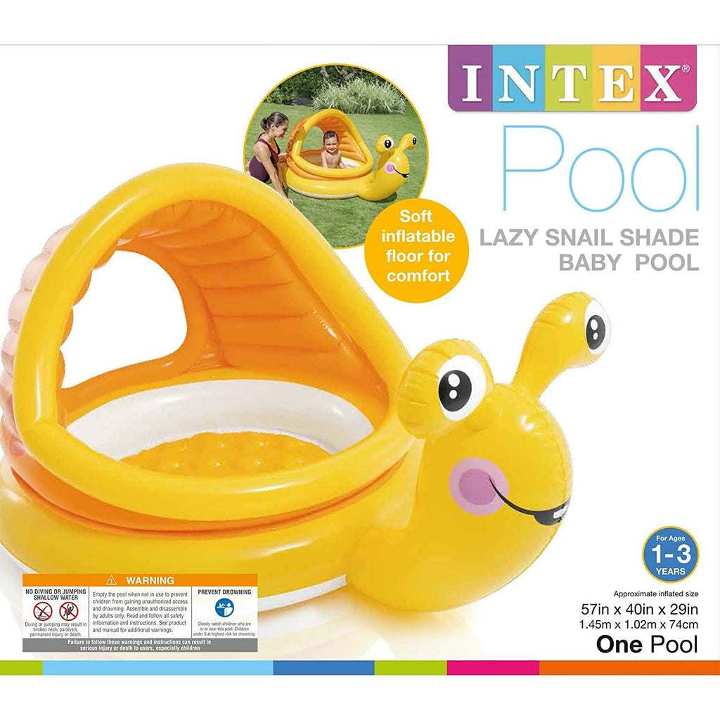 Intex Lazy Snail Shade Baby Pool-Age-1-3