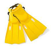 Intex Small Swim Fins Size 35-37 Yellow Age-3 Years & Above
