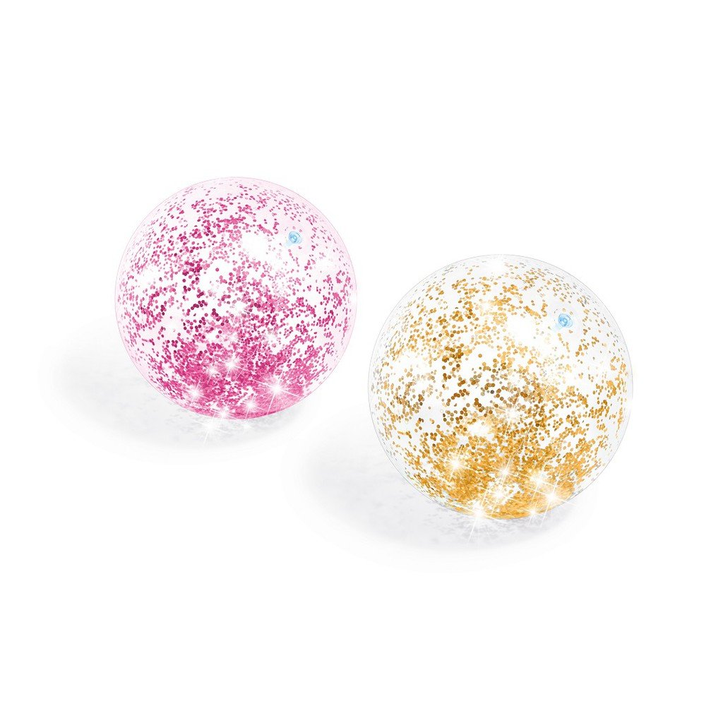 Intex Transparent Glitter Beach Balls Age 3+