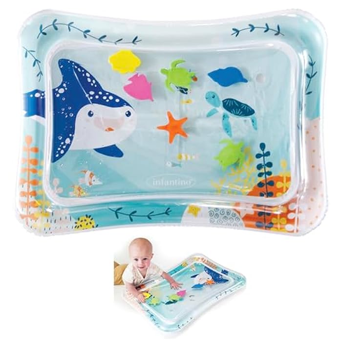 Infantino Jumbo Pat & Play Sea-Themed Mess-Free Water  Playmat Age- 6 Months & Above