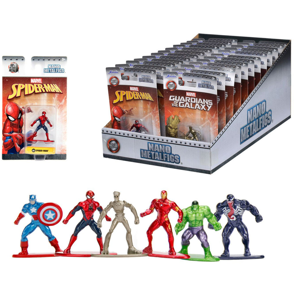 Jada - Marvel Nanofigs Single Pack 24-Asst. Multicolor Age-3 Years & Above