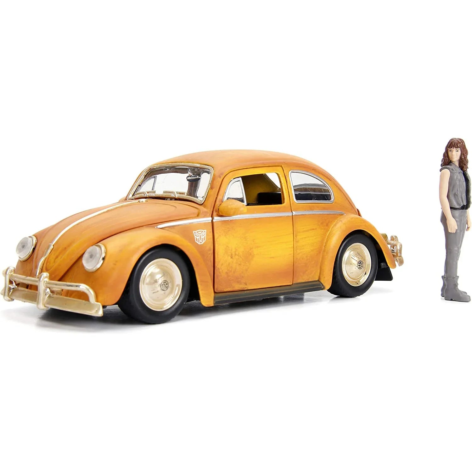 Jada Transformers Bumblebee VW Beetle 1:32, giallo Jada Transformers Bumblebee VW Beetle 1:32, giallo