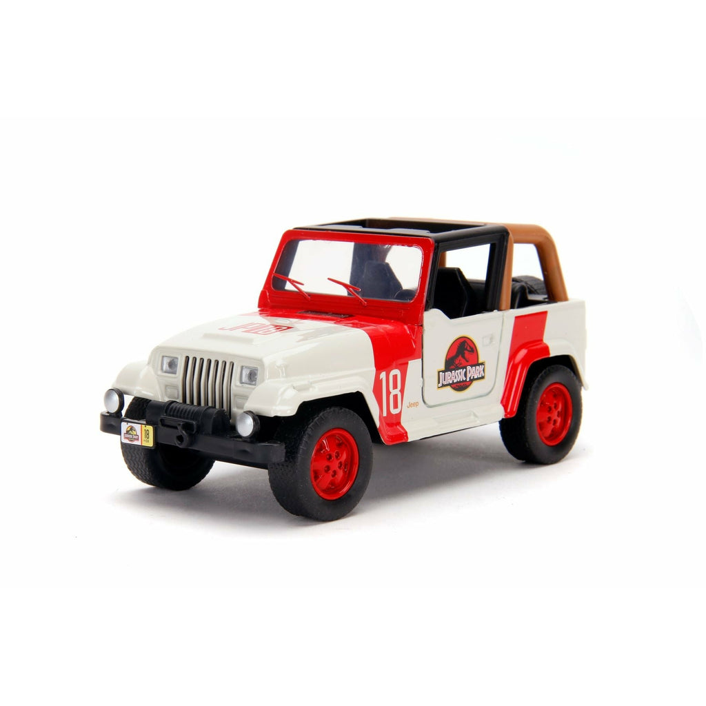Jada Jurassic Park Jeep Wrangler 1:32 Multicolor Age-3 Years & Above
