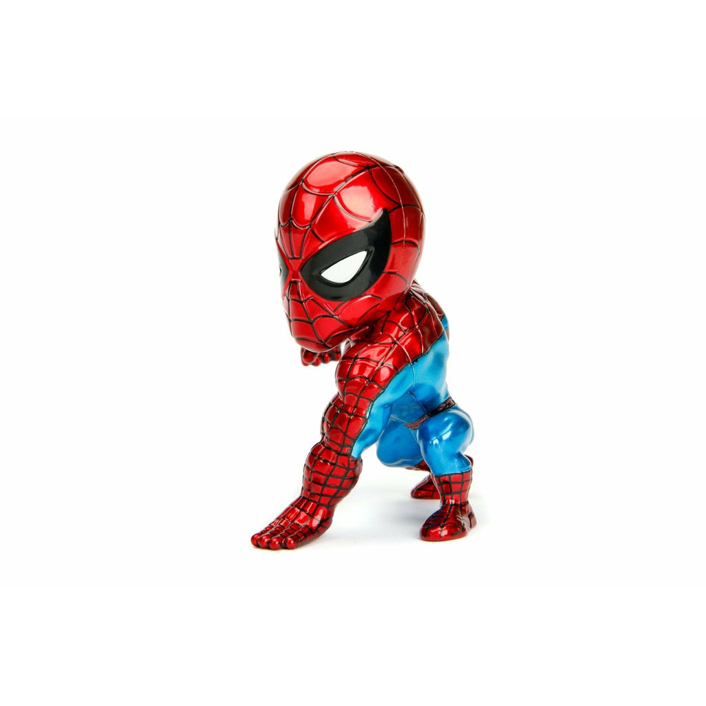 Jada Marvel 4" Classic Spiderman Figure Multicolor Age-3 Years & Above