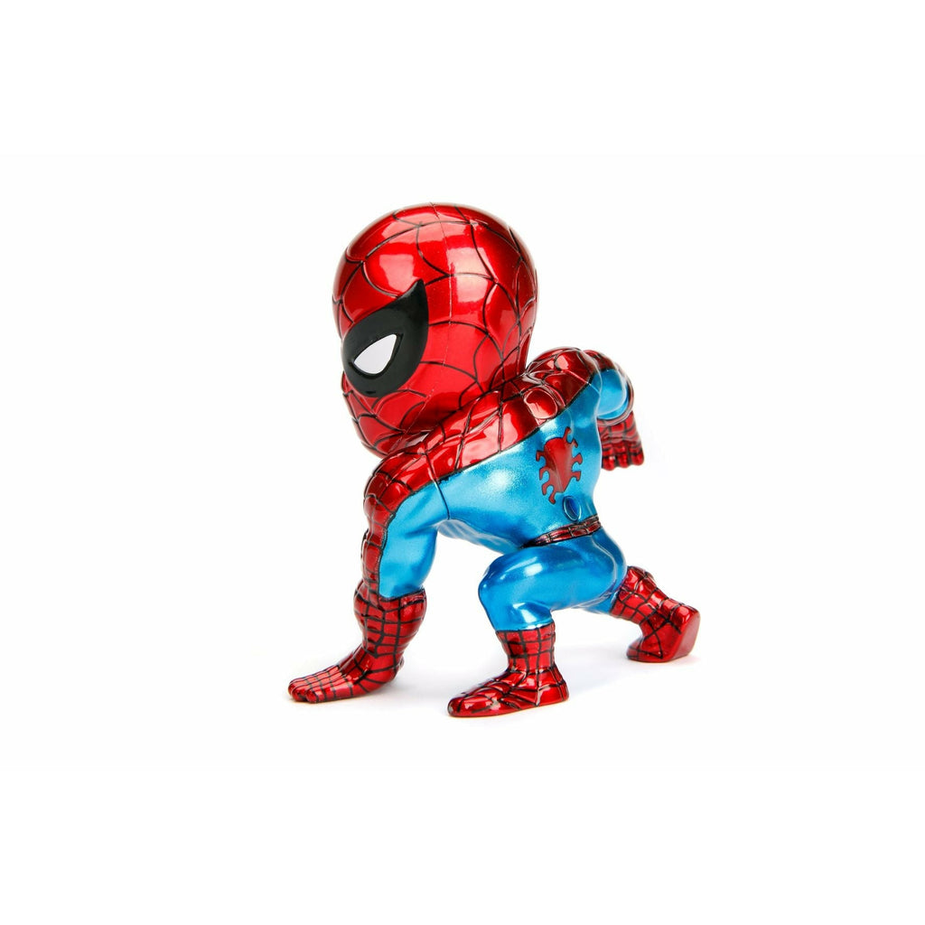 Jada Marvel 4" Classic Spiderman Figure Multicolor Age-3 Years & Above