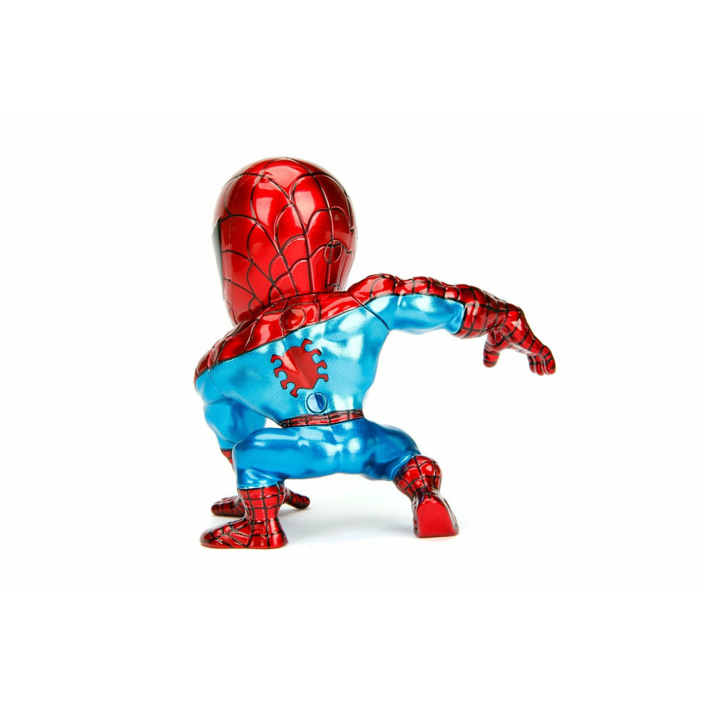 Jada Marvel 4" Classic Spiderman Figure Multicolor Age-3 Years & Above
