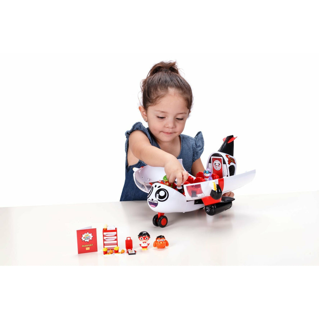 Jada RyanS World Combo Panda Airplane Set Multicolor Age-3 Years & Above