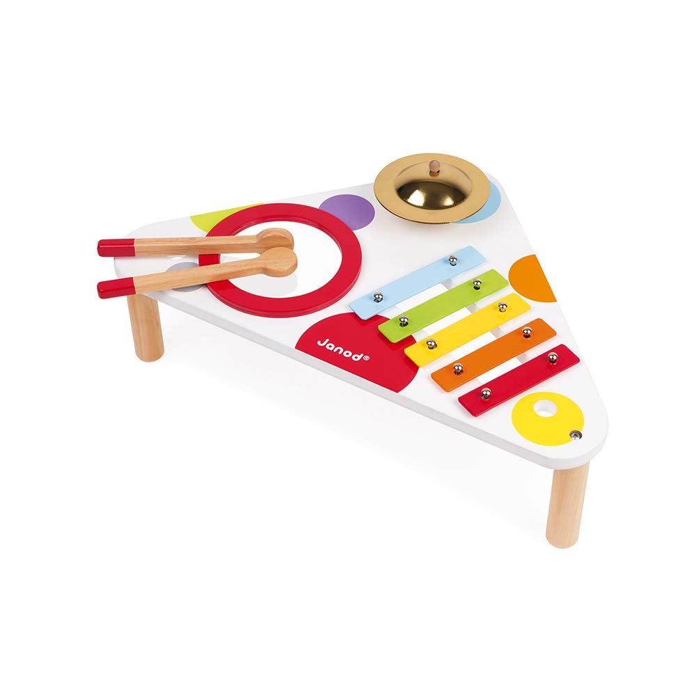 Janod Confetti Musical Table Multicolor Age-6 Months & Above
