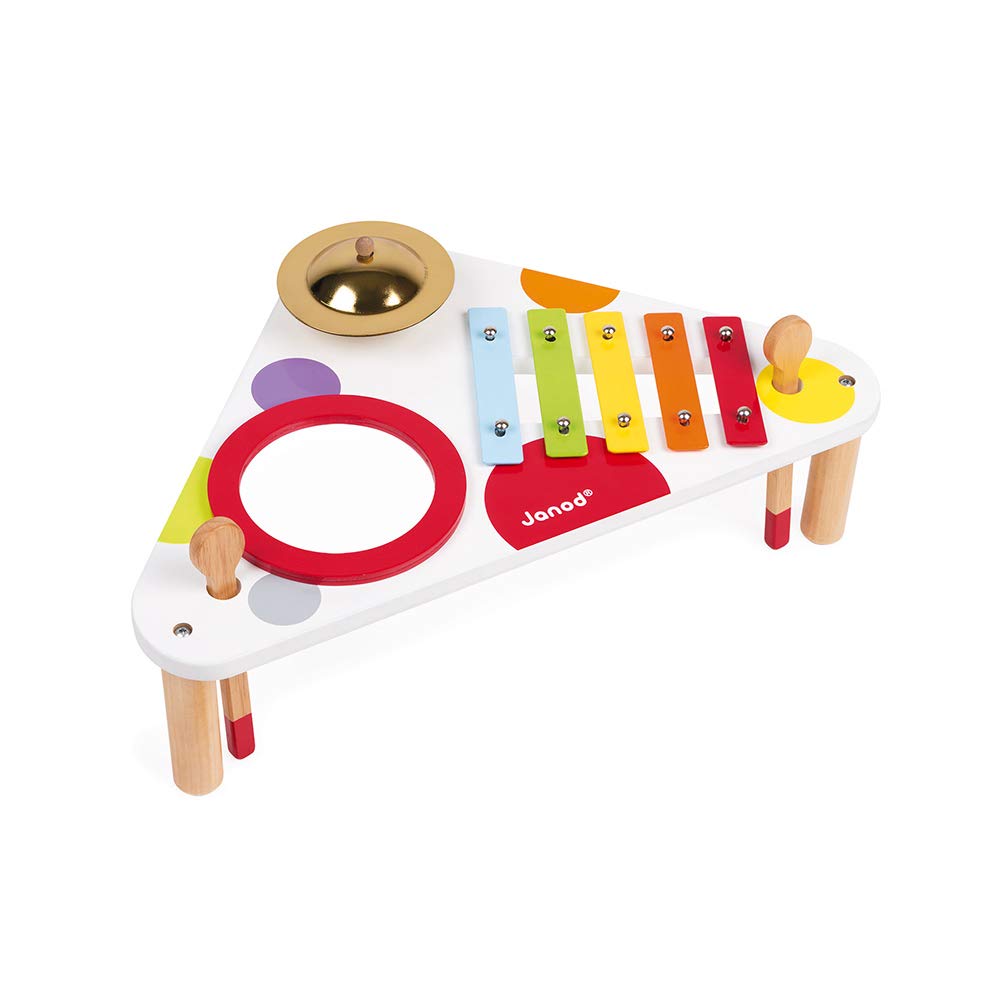 Janod Confetti Musical Table Multicolor Age-6 Months & Above