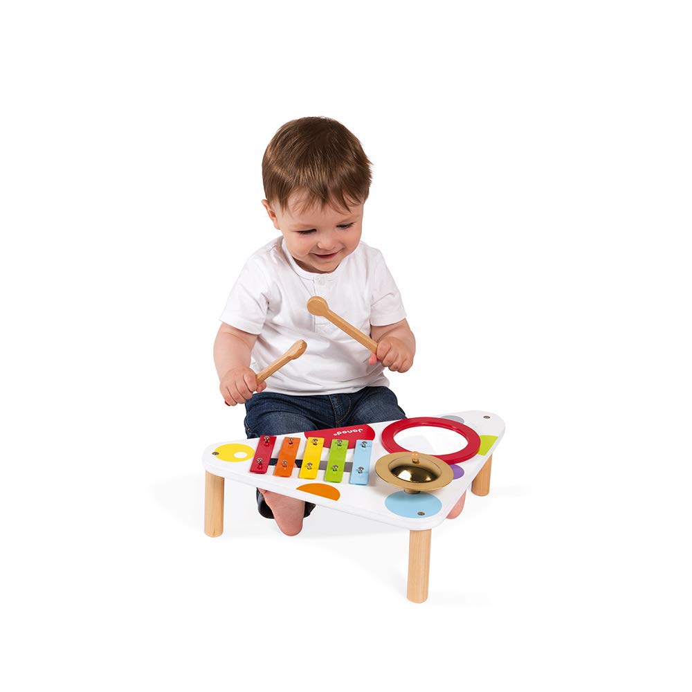 Janod Confetti Musical Table Multicolor Age-6 Months & Above