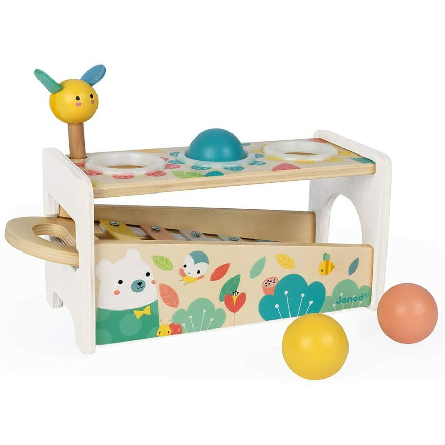Janod Pure Tap Tap Xylophone Multicolor Age-12 Months & Above