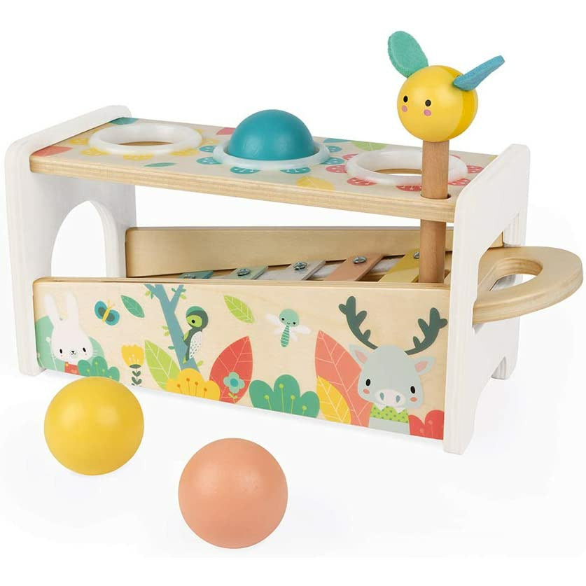 Janod Pure Tap Tap Xylophone Multicolor Age-12 Months & Above