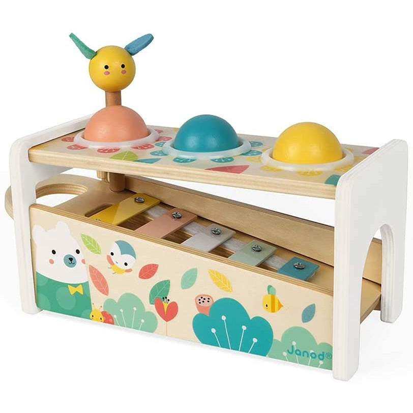 Janod Pure Tap Tap Xylophone Multicolor Age-12 Months & Above